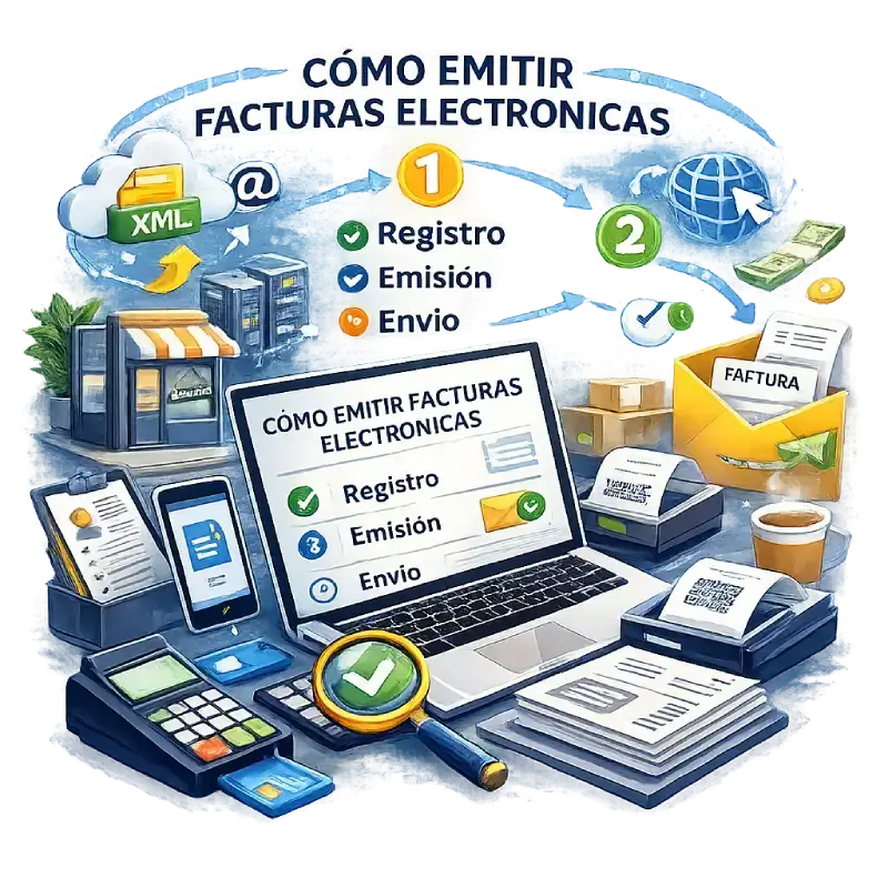 Cómo emitir facturas electrónicas Ecuador paso a paso